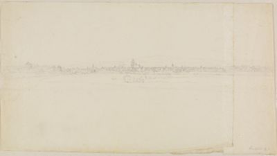 Johann Jakob Biedermann - Blick auf Frankfurt am Main