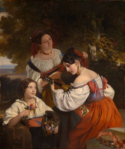Franz Xaver Winterhalter - Römische Genreszene