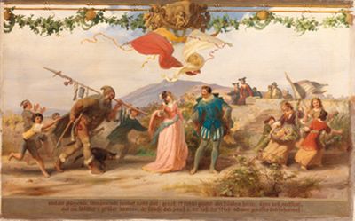 Adolf Schrödter - Triumph des Königs Wein, 9. Bild