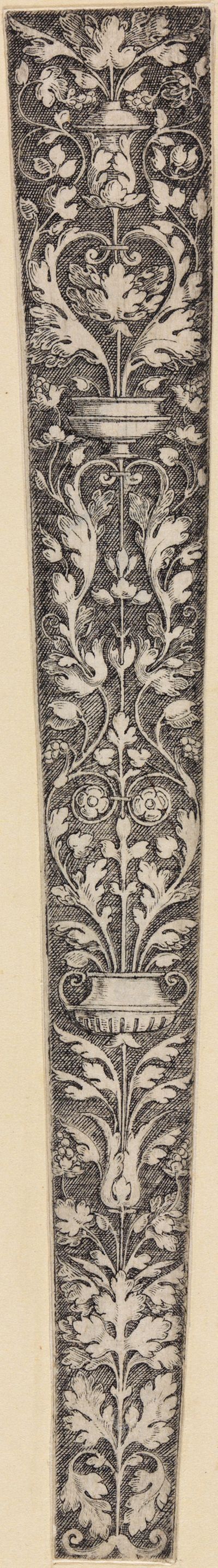 Barthel Beham - Hochfüllung mit zwei Schalen und einer Vase
