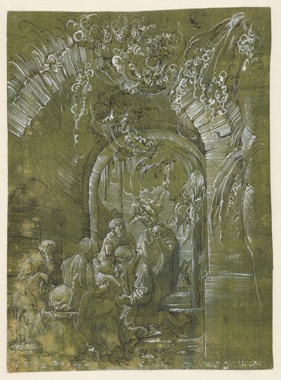 Albrecht Altdorfer - Kopie - Anbetung der Heiligen drei Könige