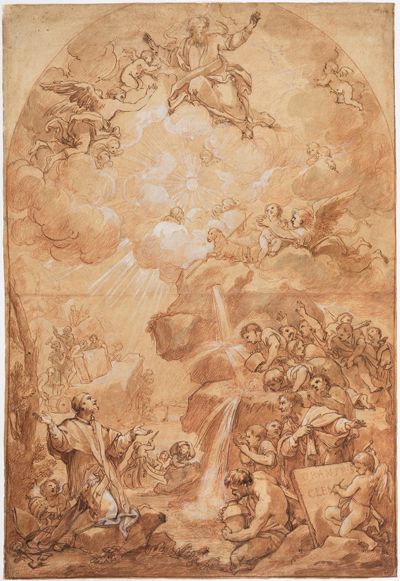 Charles Joseph Natoire - Das Quellwunder des hl. Klemens