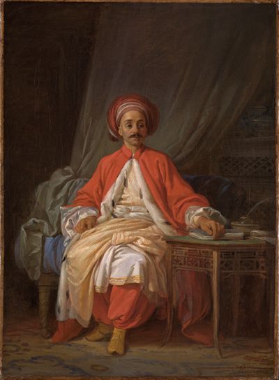 Jean-Baptiste Le Prince (1734 Maler) - Bildnis eines Orientalen