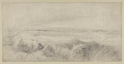 Edmund Friedrich Kanoldt - Blick auf den Campo dAnnibale bei Cannae
