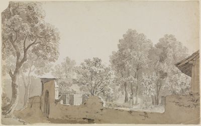 Johann Jakob Biedermann - Gehöft im Wald