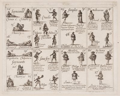Stefano della Bella - Jeu des Rois de France