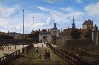 Jan van der Heyden (1637) - St. Anthonispoort, Amsterdam