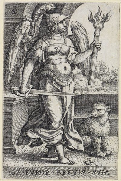 Georg Pencz - Der Zorn (Die sieben Todsünden)
