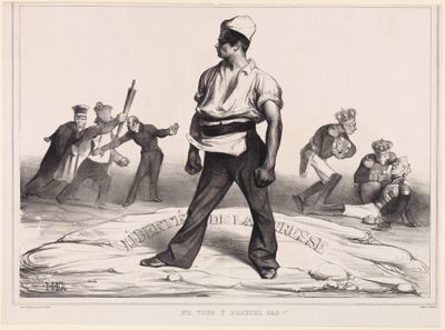 Honoré Daumier - Ne vous y frottez pas!!