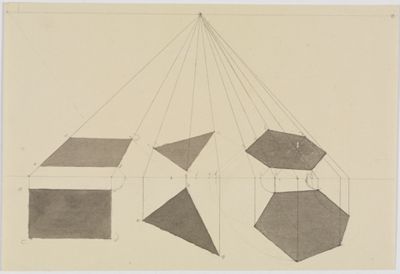 Friedrich Weinbrenner (Nachfolge) - Perspektivische Studien