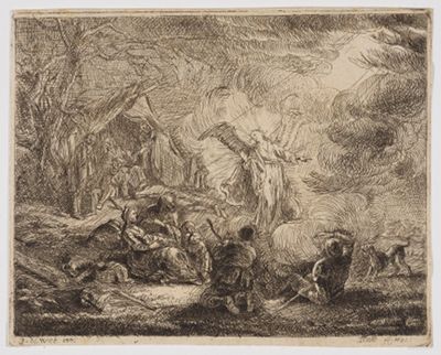 Johann Philipp Lemke - DieVerkündigung an die Hirten