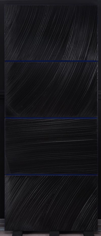 Pierre Soulages - Peinture 252 x 102, 8 février 1990