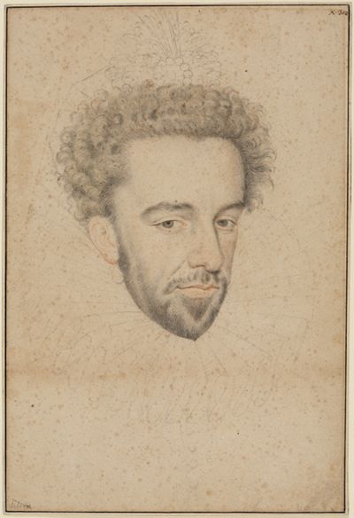 Jean Decourt - Bildniskopf König Heinrichs III. von Frankreich