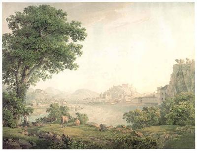 Joh. Jakob Strüdt - Blick von Nordwesten auf Salzburg