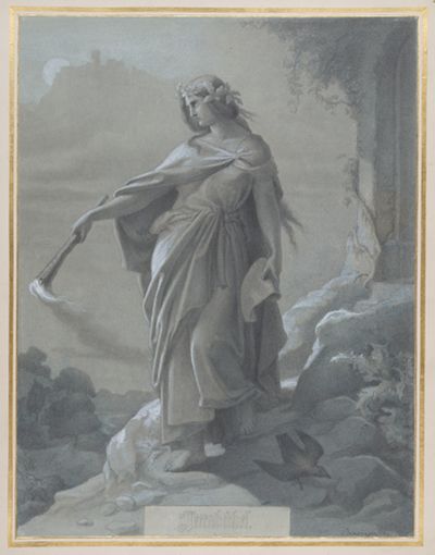Amalie Bensinger - Die Seherin Jetta auf dem Jettenbühl bei Heidelberg