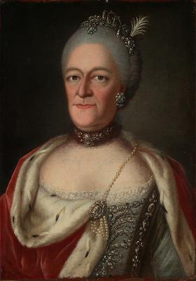 unbekannt - Bildnis Elisabeth Augusta von Baden-Rastatt