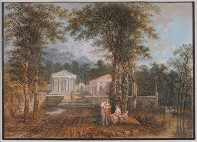 Salomon Gessner - Antikische Landschaft
