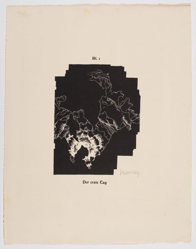 Gustav Wolf - Am Anfang / Genesis, Blatt 1