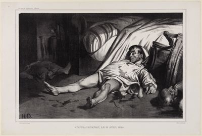 Honoré Daumier - Rue Transnonain, le 15 avril 1834