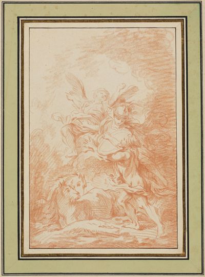 Anonym (F) - Allegorie mit Minerva