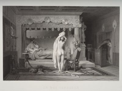 Alphonse François - Der König Kandaules lässt den Gastfreund Gyges sein nacktes Weib sehen