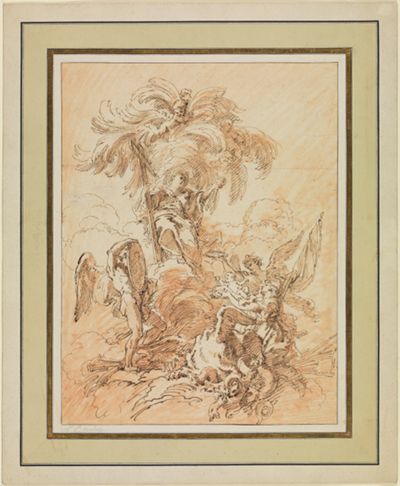 François Boucher - Allegorie auf die Geburt eines französischen Prinzen