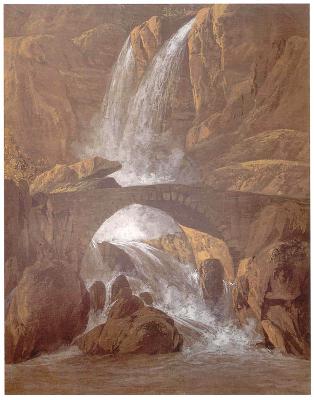 Joh. Jakob Strüdt - Die Teufelsbrücke an der Gotthardstraße