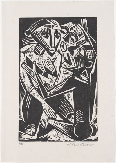 Max Pechstein - Weib vom Manne begehrt