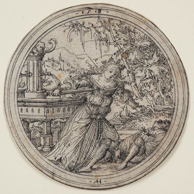 Ambrosius Holbein - Pyramus und Thisbe