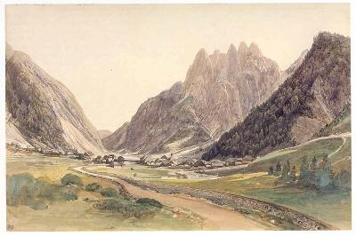 Thomas Ender - Blick auf Raibl (Riofreddo) und die Fünffingerspitze