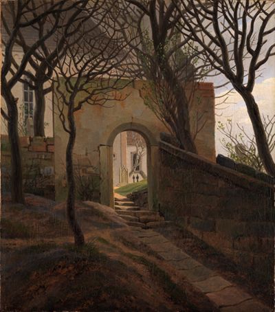 Caspar David Friedrich - Kirchhofpforte