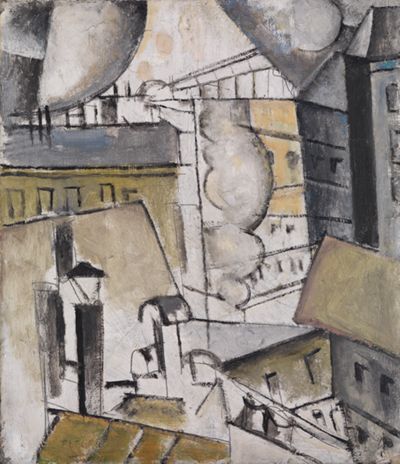 Fernand Léger - Rauch über den Dächern