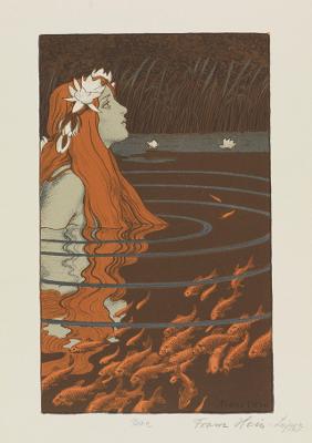 Franz Hein (1863) - Nixe im Goldfischteich