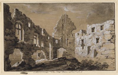 Louis-Nicolas van Blarenberghe - Schloßruine im Mondlicht