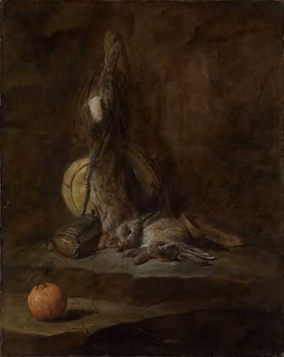 Jean Siméon Chardin - Stillleben mit totem Kaninchen