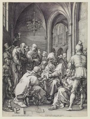Hendrick Goltzius - Die Beschneidung Christi