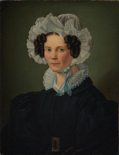 Louis Coblitz - Bildnis Frau Josephine Böhl, geb. Coblitz