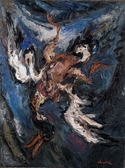 Chaïm Soutine - Ente auf blauem Grund