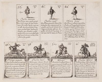 Stefano della Bella - Jeu des Rois de France