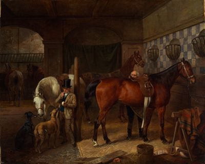 Franz Krüger (1797) - Pferdestall