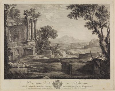 Jean Daullé - Zweite italienische Landschaft