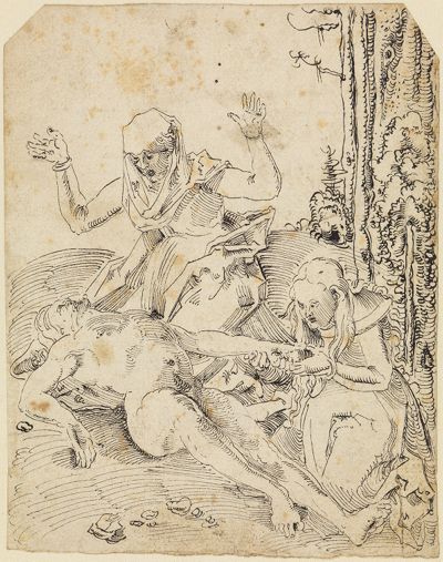 Hans Baldung - Kopie - Die Beweinung des Leichnams Christi durch Maria und Magdalena