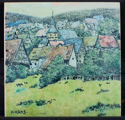 Hermann Haas - Ansicht eines Dorfes