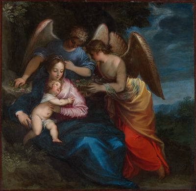 Hans Rottenhammer (1564) - Ruhe auf der Flucht