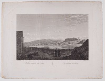Johann Heinrich Schilbach - Westliche Ansicht von Athen
