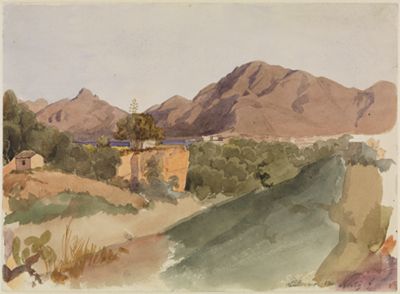 Friedrich Nerly - Landschaft bei Palermo