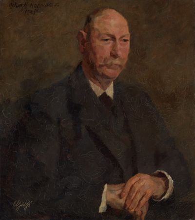 Oskar Hagemann - Bildnis des Badischen Staatspräsidenten Anton Geiß