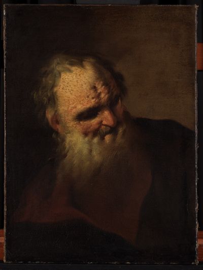 Pietro Francesco Guala zugeschrieben - Brustbild eines bärigen alten Mannes
