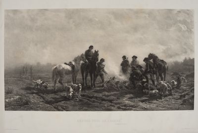 Jean-Ernest Aubert - Rendez-vous de chasse
