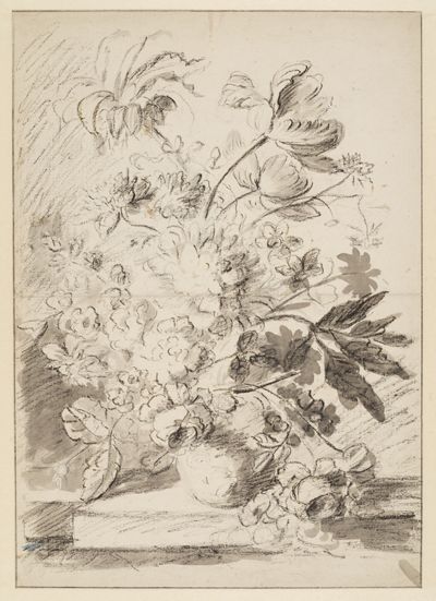 Jan van Huysum - Blumen in einer Vase